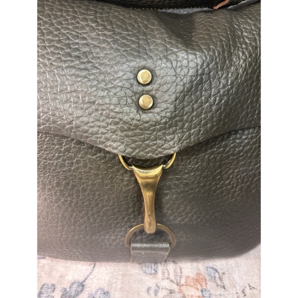 Stunning Pulicati large Italian Leather Bag. Great Condition In Olive Green. - Picture 13 of 14